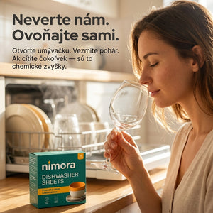 Listki do zmywarki — Nimora | 60 zmywań, papierowe opakowanie