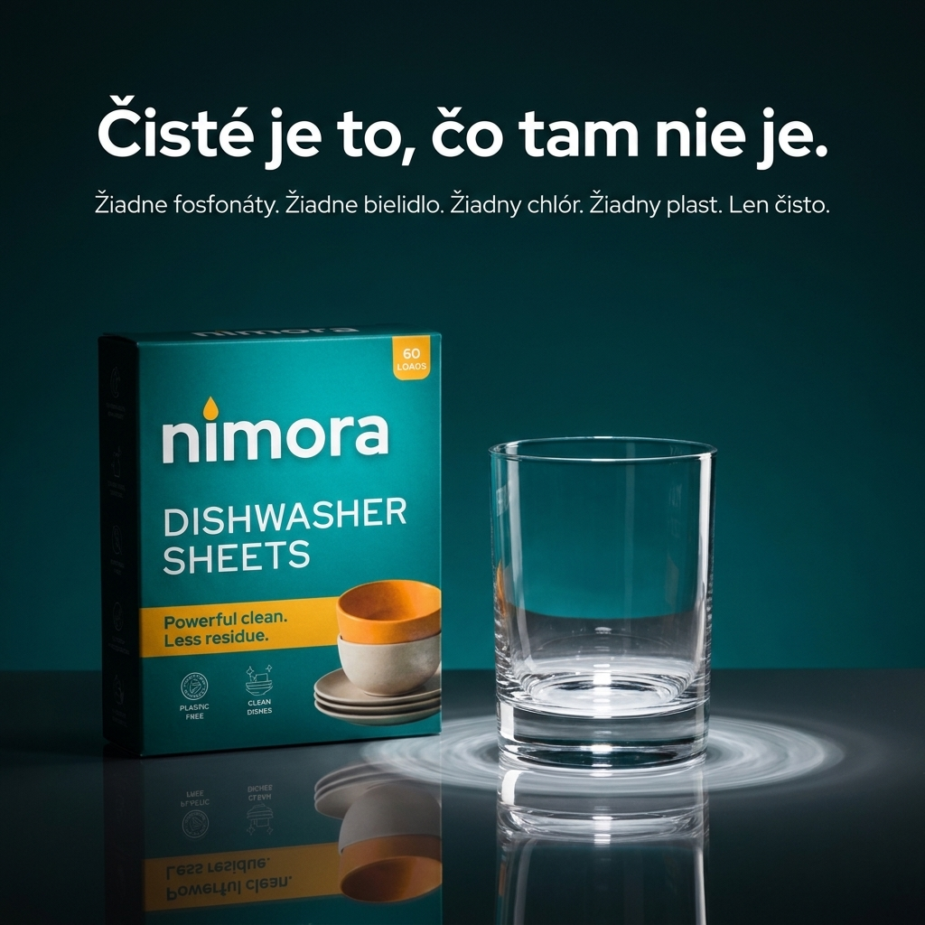 Listki do zmywarki — Nimora | 60 zmywań, papierowe opakowanie