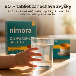 Listki do zmywarki — Nimora | 60 zmywań, papierowe opakowanie