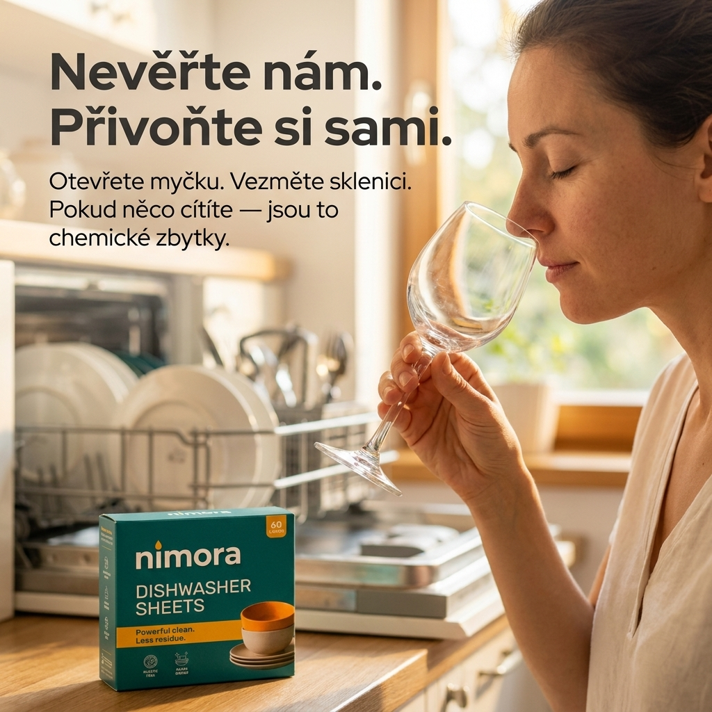 Listki do zmywarki — Nimora | 60 zmywań, papierowe opakowanie