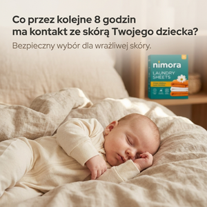Listki do prania Nimora | 60 prań, papierowe opakowanie