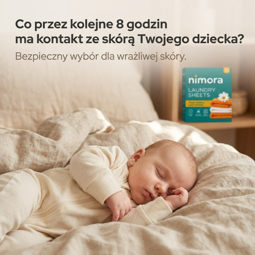 Listki do prania Nimora | 60 prań, papierowe opakowanie