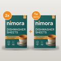 Listki do zmywarki Nimora 2+1 gratis — 180 zmywań