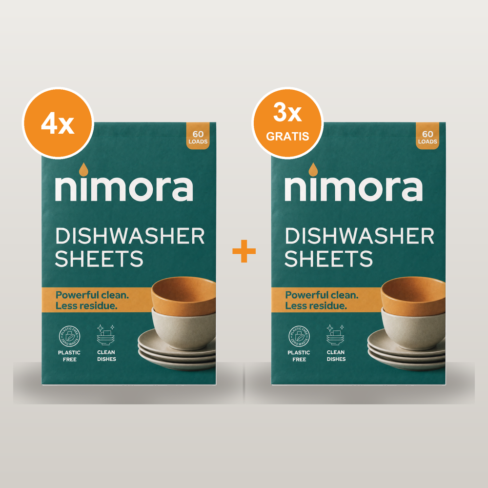 Listki do zmywarki Nimora 4+3 gratis — 420 zmywań